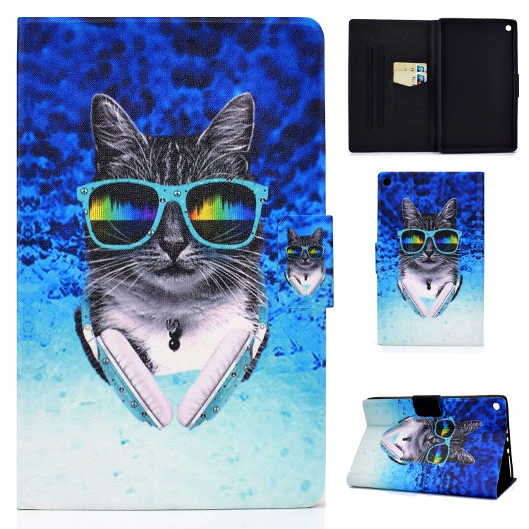 TPU Electric Pressed Horizontal Flip Leather Case with Holder & Card Slot & Sleep / Wake-up Function, For Kindle Fire HD 8 (2020), For Kindle Fire HD 10 2015 / 2017 / 2019, For Kindle Paperwhite 4 / 3 / 2 / 1, For iPad mini 5 / 4 / 3 / 2 / 1