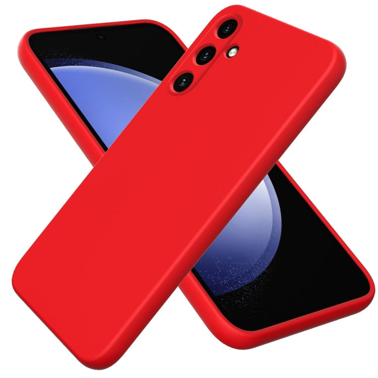 Solid Color Liquid Silicone Dropproof Full Coverage Phone Case, For Samsung Galaxy A15 4G / A15 5G, For Samsung Galaxy A55 5G, For Samsung Galaxy A35 5G
