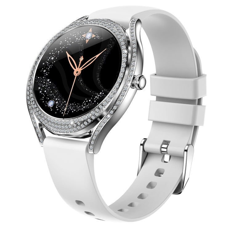 V66 1.28inch BT5.0 Smart Watch Support Heart Rate/ Sleep Detection, Silicone Strap