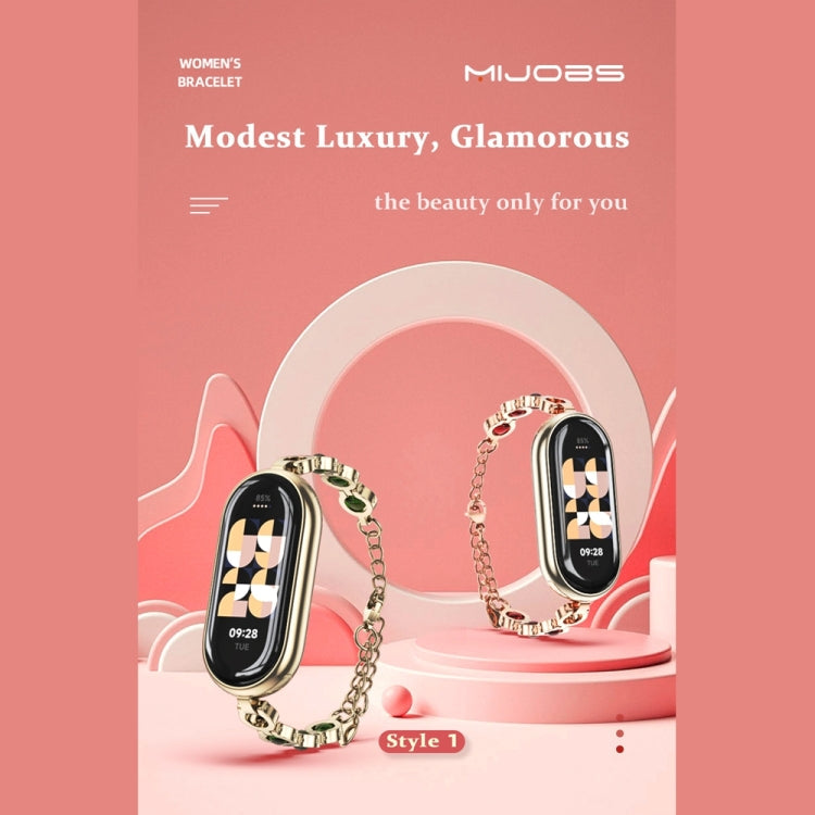 Mijobs Ruyi Beauty Bracelet Watch Band, For Xiaomi Smart Band 10 / 9 / 8