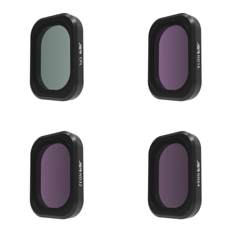 For DJI OSMO Pocket 3 JSR CB Series Camera Lens Filter, MCUV, CPL, ND8, ND16, ND32, ND64, ND256, ND1000, ND8PL, ND16PL, ND32PL, ND64PL, 1/8 Black Mist Filter, NIGHT, STAR, 3 in 1 CPL ND8/16, 3 in 1 ND16/64/256, 4 in 1 CPL ND16/32/64, 4 in 1 ND8/16/32/6...