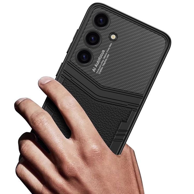 For Samsung Galaxy S24+ 5G GKK TPU + PU Full Coverage Phone Case(Alligator Texture)