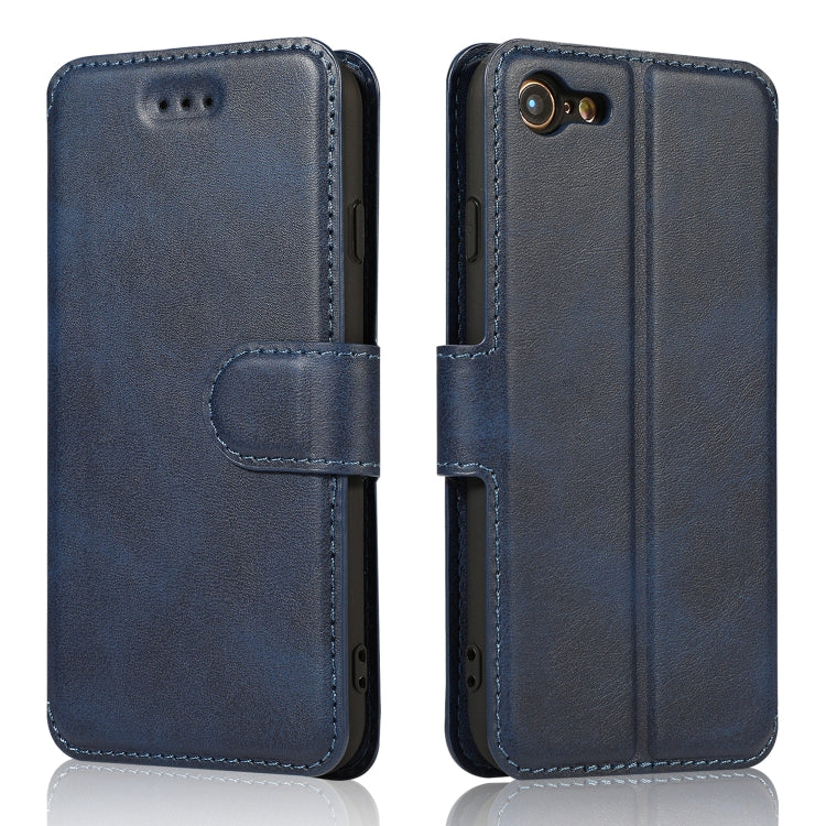 Calf Texture Magnetic Buckle Horizontal Flip Leather Case with Holder & Card Slots & Wallet & Photo Frame, For iPhone 6 / 6s, For iPhone 7 / 8, For iPhone 7 Plus / 8 Plus, For iPhone X / XS