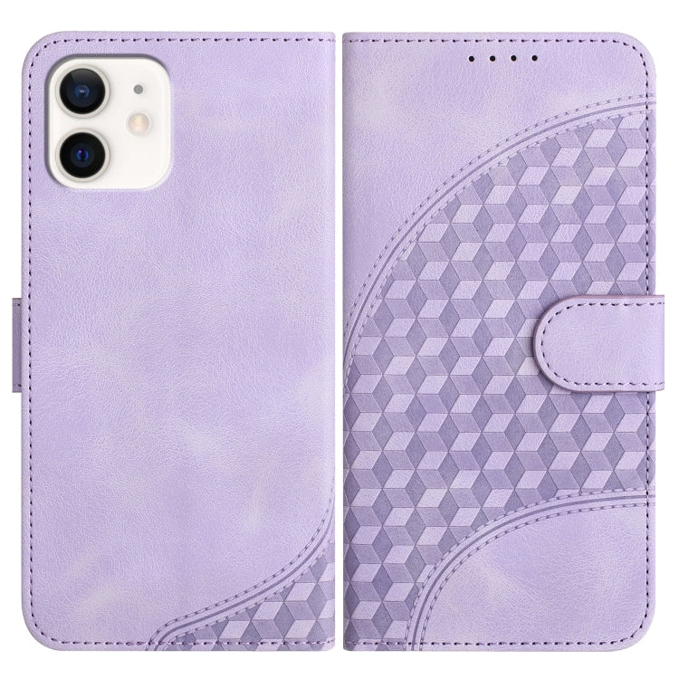 YX0060 Elephant Head Embossed Phone Leather Case with Lanyard, For iPhone 12 mini, For iPhone 11 Pro Max, For iPhone 11