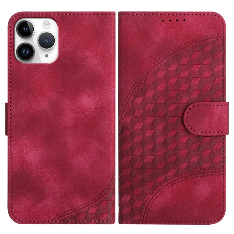 YX0060 Elephant Head Embossed Phone Leather Case with Lanyard, For iPhone 11 Pro, For iPhone XS / X, For iPhone XR