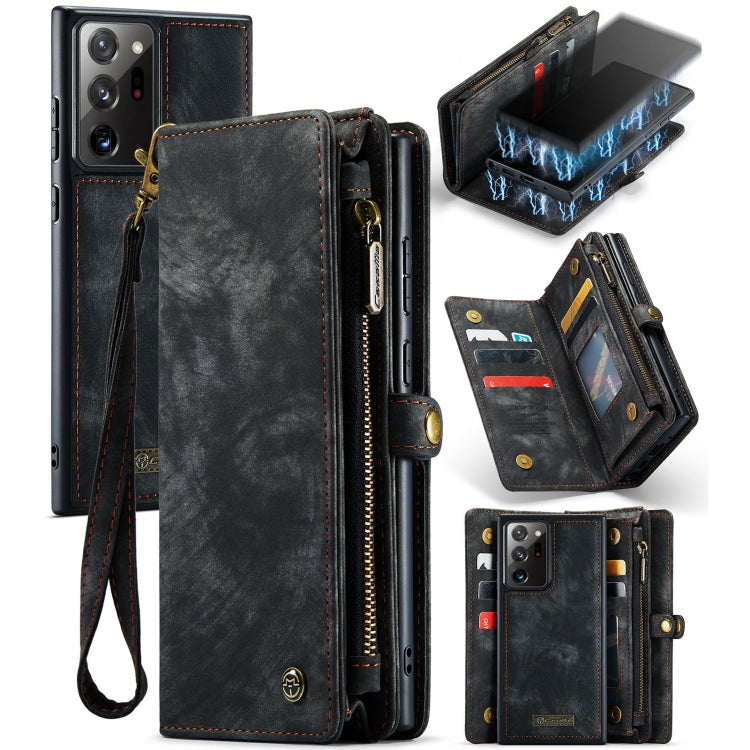 CaseMe-008 Detachable Multifunctional Horizontal Flip Leather Case with Card Slot & Holder & Zipper Wallet & Photo Frame, For Samsung Galaxy Note20 Ultra, For Samsung Galaxy Note20