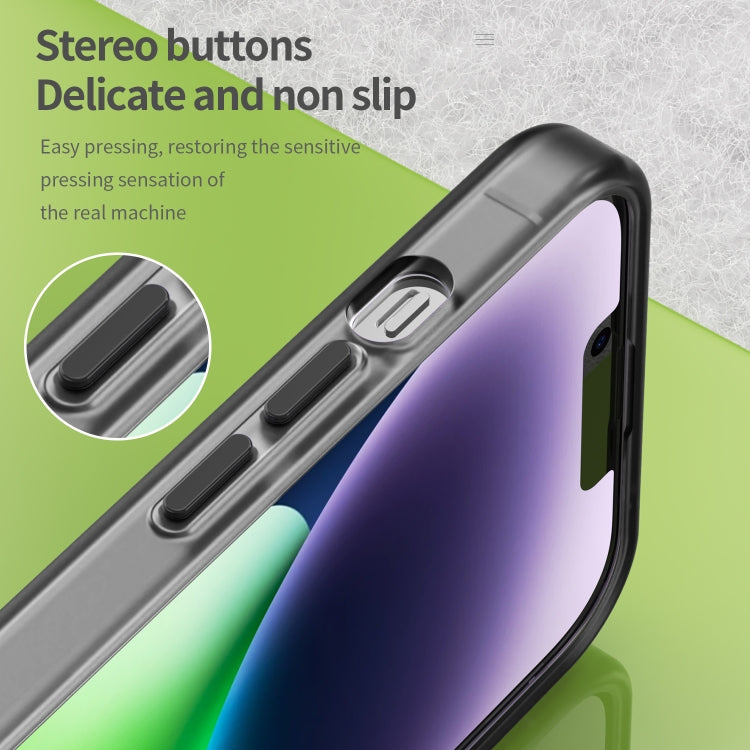 MagSafe Frosted Translucent TPU + PC Full Coverage Phone Case, For iPhone 14, For iPhone 14 Pro