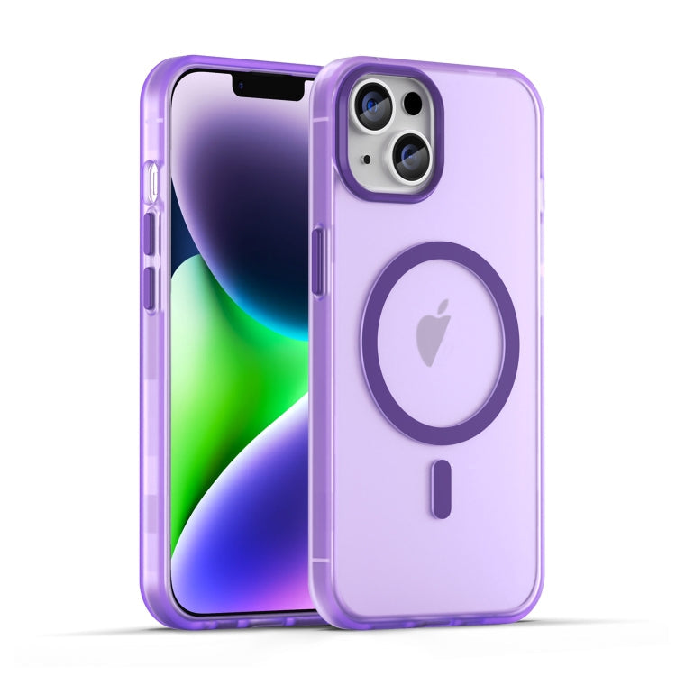 MagSafe Frosted Translucent TPU + PC Full Coverage Phone Case, For iPhone 14, For iPhone 14 Pro
