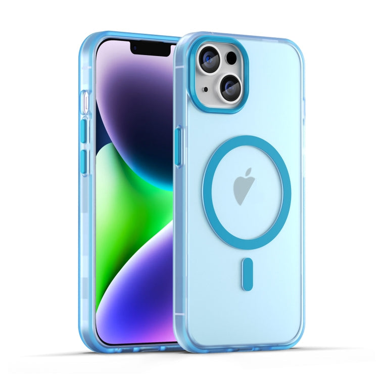 MagSafe Frosted Translucent TPU + PC Full Coverage Phone Case, For iPhone 14, For iPhone 14 Pro