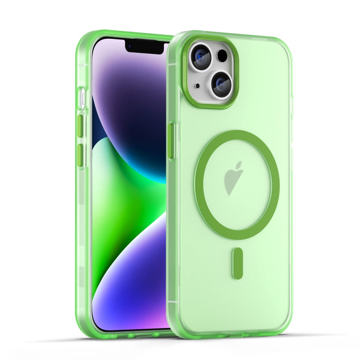 MagSafe Frosted Translucent TPU + PC Full Coverage Phone Case, For iPhone 14, For iPhone 14 Pro