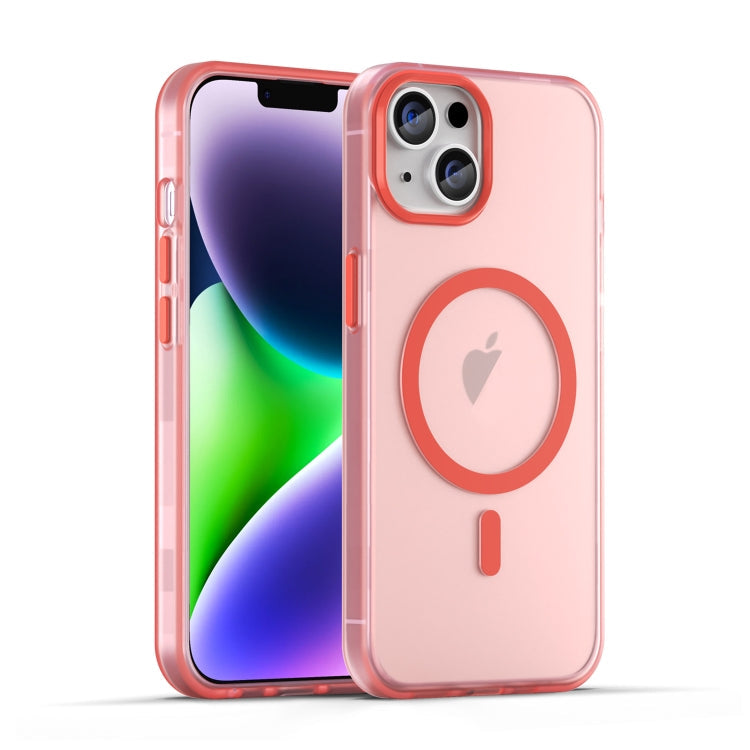 MagSafe Frosted Translucent TPU + PC Full Coverage Phone Case, For iPhone 14, For iPhone 14 Pro