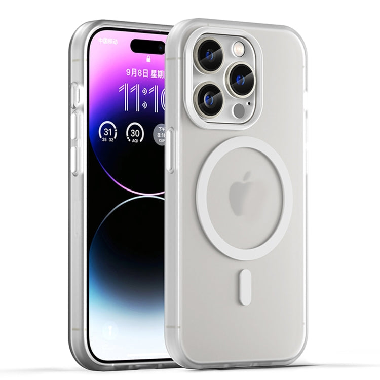 MagSafe Frosted Translucent TPU + PC Full Coverage Phone Case, For iPhone 15, For iPhone 14 Plus