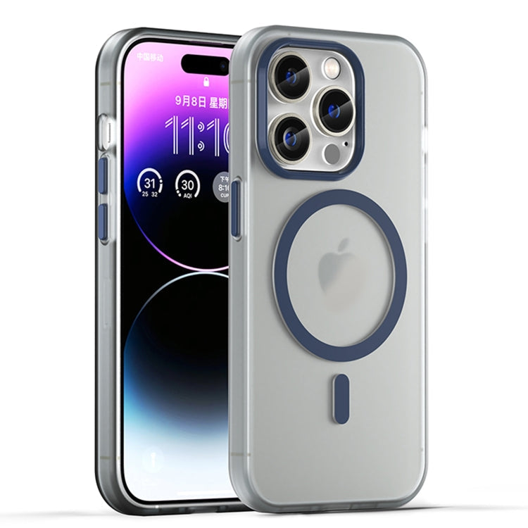 MagSafe Frosted Translucent TPU + PC Full Coverage Phone Case, For iPhone 15, For iPhone 14 Plus