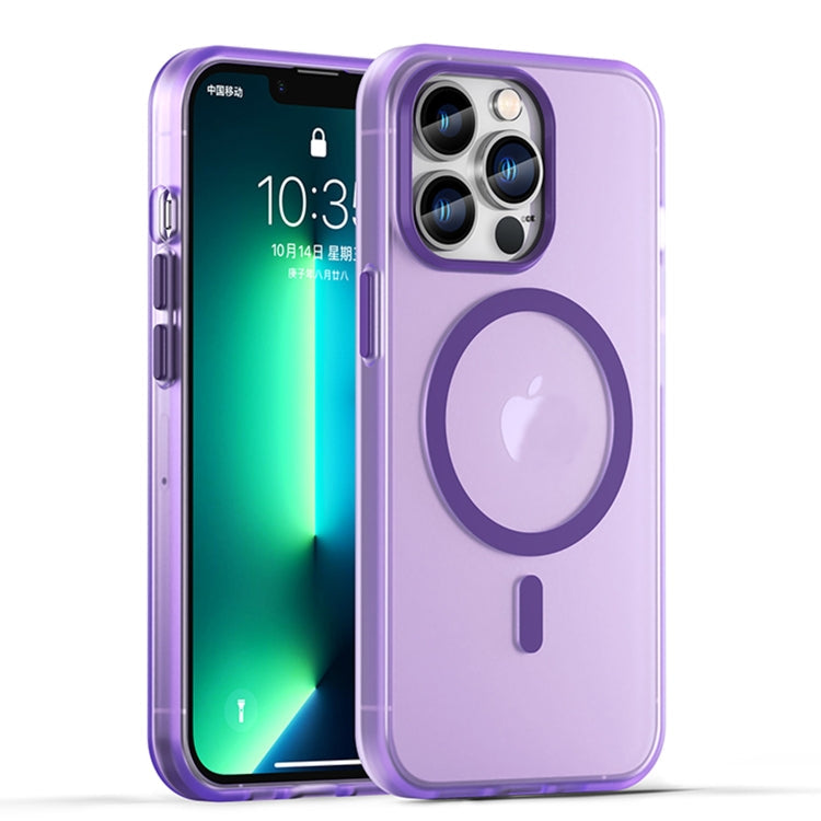 MagSafe Frosted Translucent TPU + PC Full Coverage Phone Case, For iPhone 12 Pro Max, For iPhone 12 Pro