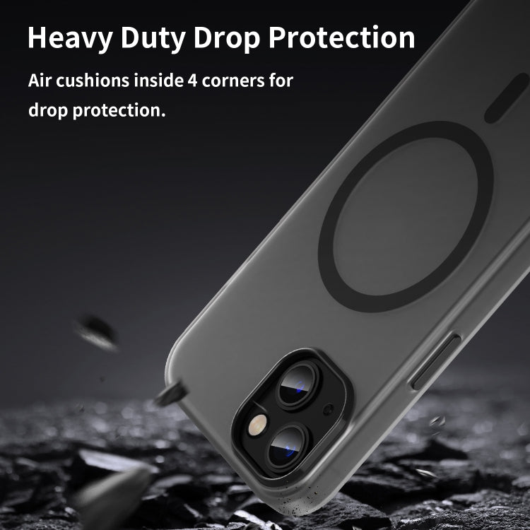MagSafe Frosted Translucent TPU + PC Full Coverage Phone Case, For iPhone 11 Pro Max, For iPhone 11