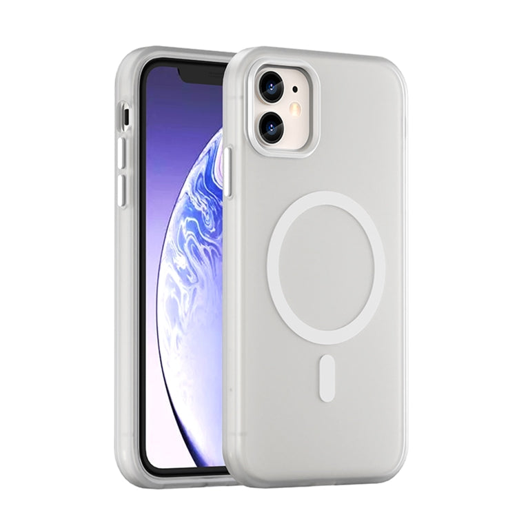 MagSafe Frosted Translucent TPU + PC Full Coverage Phone Case, For iPhone 13, For iPhone 12