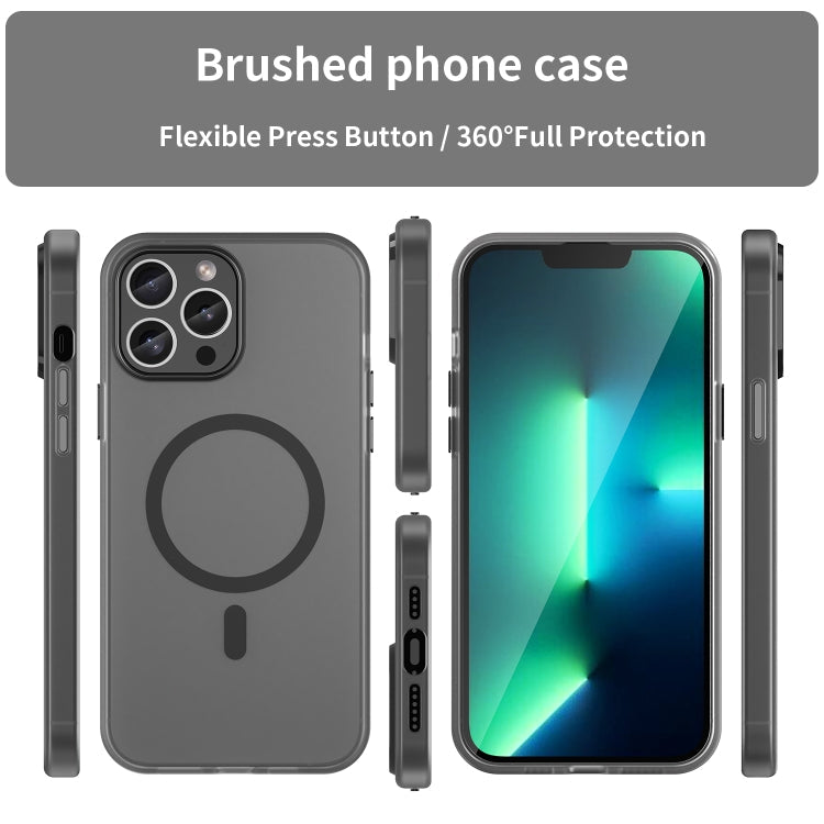 MagSafe Frosted Translucent TPU + PC Full Coverage Phone Case, For iPhone 11 Pro