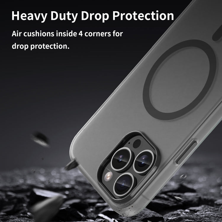 MagSafe Frosted Translucent TPU + PC Full Coverage Phone Case, For iPhone 11 Pro