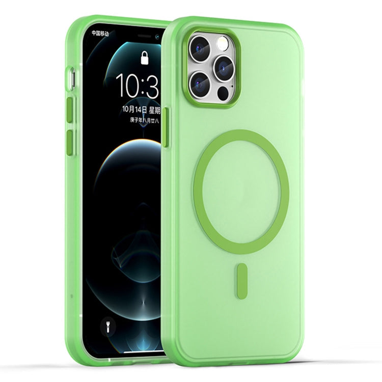MagSafe Frosted Translucent TPU + PC Full Coverage Phone Case, For iPhone 11 Pro