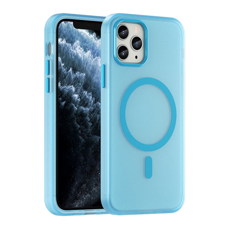 MagSafe Frosted Translucent TPU + PC Full Coverage Phone Case, For iPhone 11 Pro Max, For iPhone 11