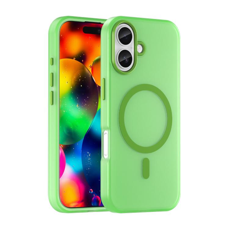 MagSafe Frosted Translucent TPU + PC Full Coverage Phone Case, For iPhone 16 Pro, For iPhone 16 Plus