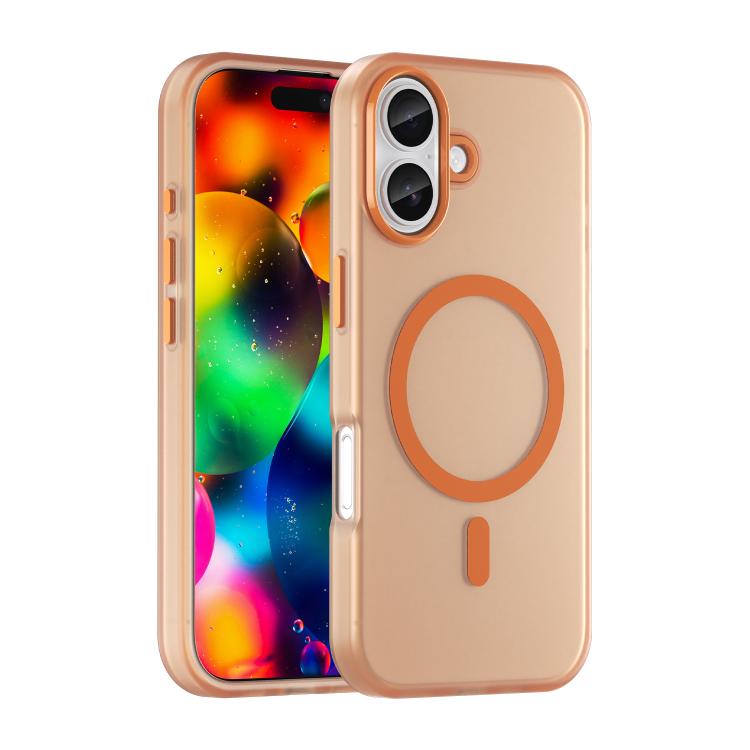 MagSafe Frosted Translucent TPU + PC Full Coverage Phone Case, For iPhone 16 Pro, For iPhone 16 Plus