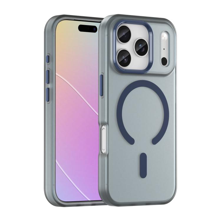 MagSafe Frosted Translucent TPU + PC Full Coverage Phone Case, For iPhone 16 Pro, For iPhone 16 Plus