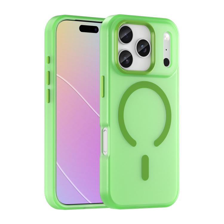 MagSafe Frosted Translucent TPU + PC Full Coverage Phone Case, For iPhone 16 Pro, For iPhone 16 Plus