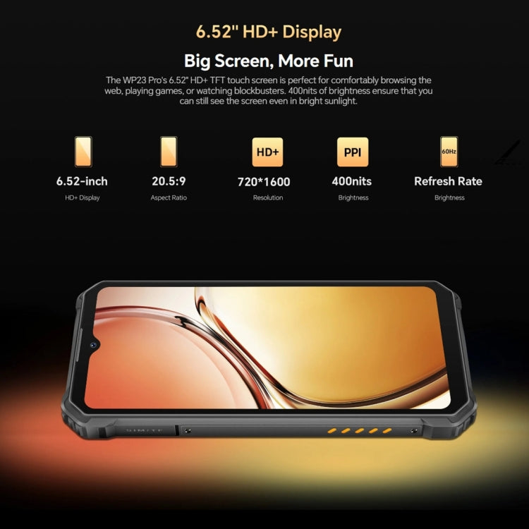 Oukitel WP23 Pro, 8GB+128GB, IP68/IP69K, 6.52 inch Unisoc T606 Octa-core, NFC, Network: 4G(Green)