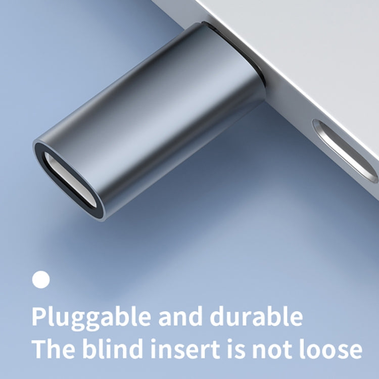 60W USB-A Male to USB-C Female Charging Transfer Adapter