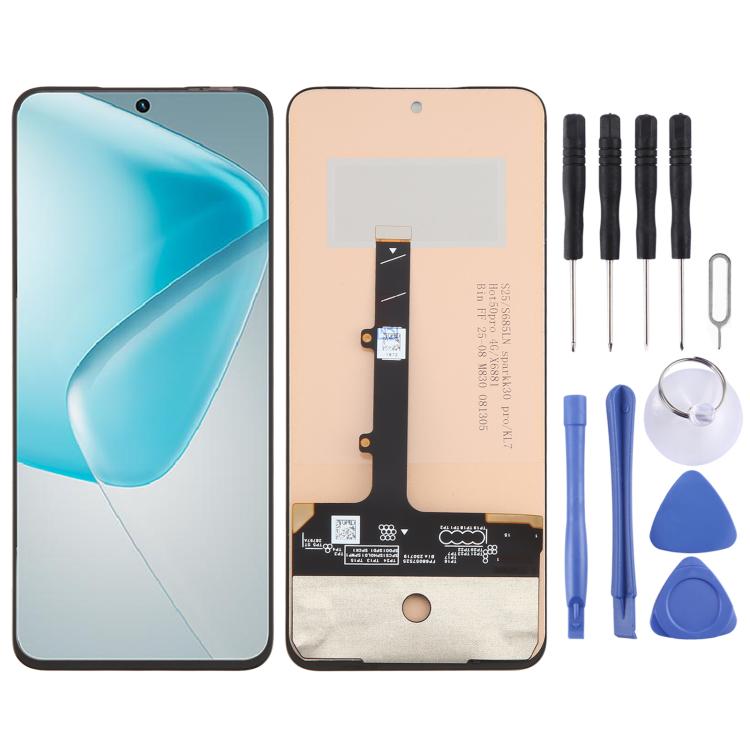 OEM LCD Screen with Digitizer Full Assembly, For Infinix GT 30 5G X6876, For Infinix Hot 60 5G X6726, For Infinix Hot 60 Pro 4G X6885, For Infinix Smart 10 Plus 4G X6725B, For Infinix Smart 10 4G X6725, For Infinix GT 30 Pro 5G X6873                   ...