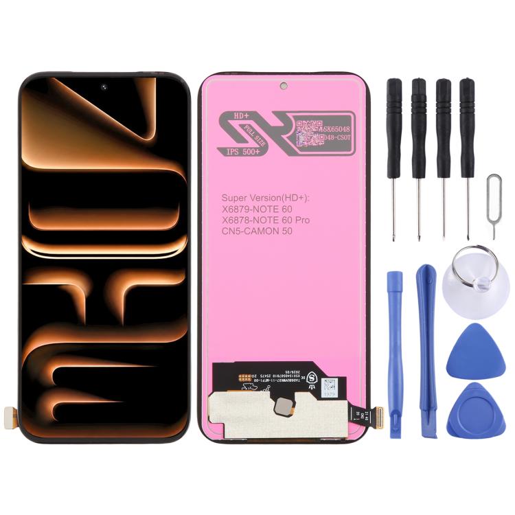 OEM LCD Screen with Digitizer Full Assembly, For Infinix GT 30 5G X6876, For Infinix Hot 60 5G X6726, For Infinix Hot 60 Pro 4G X6885, For Infinix Smart 10 Plus 4G X6725B, For Infinix Smart 10 4G X6725, For Infinix GT 30 Pro 5G X6873                   ...