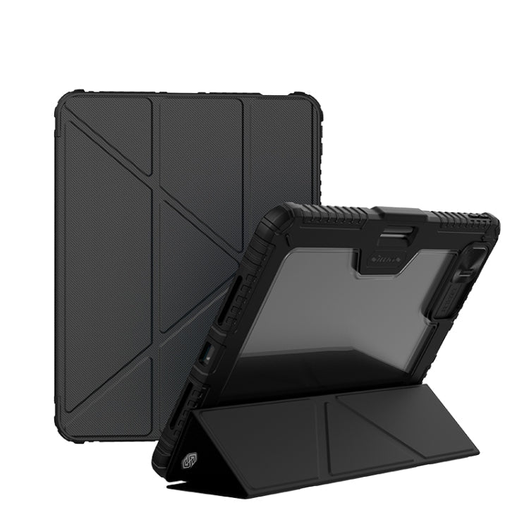 NILLKIN Bumper Pro Multi-angle Folding Style Tablet Leather Case, For iPad Pro 13 2025 / 2024, For iPad Pro 11 2025 / 2024
