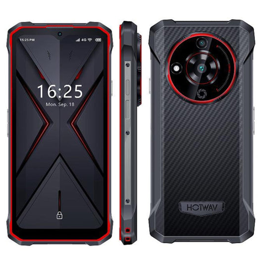 HOTWAV T7 Rugged Phone, 6280mAh, 6.52 inch Android 13 MT8788 Octa Core, Network: 4G, OTG, 4GB+128GB