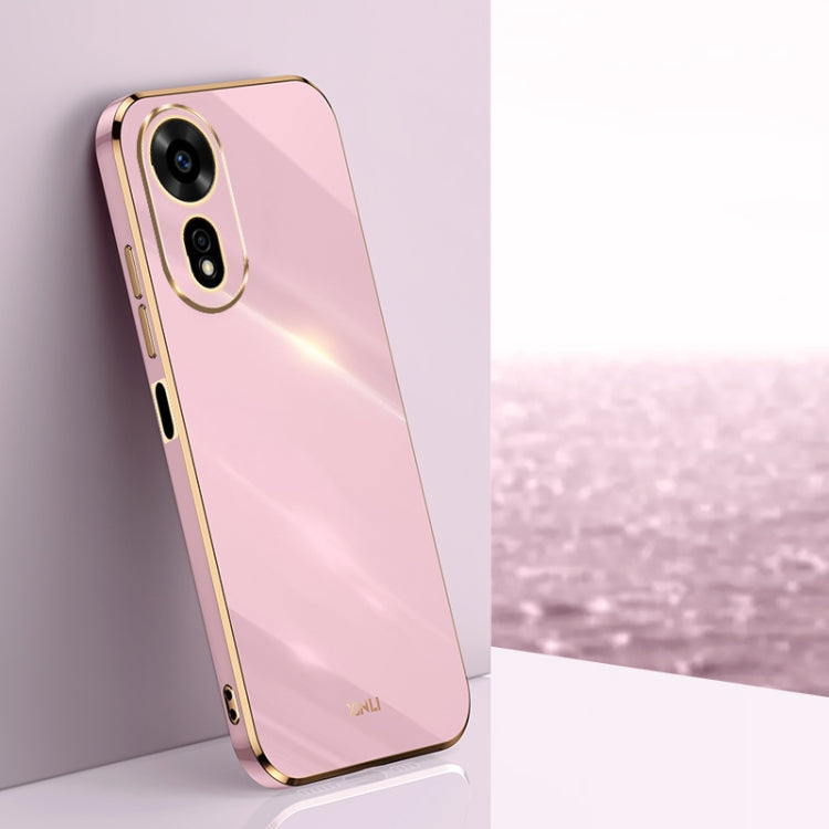 XINLI Straight 6D Plating Gold Edge TPU Phone Case, For Huawei Pura 70 Ultra, For Huawei Nova 12 SE, For Huawei Pura 70 Pro / Pura 70 Pro+