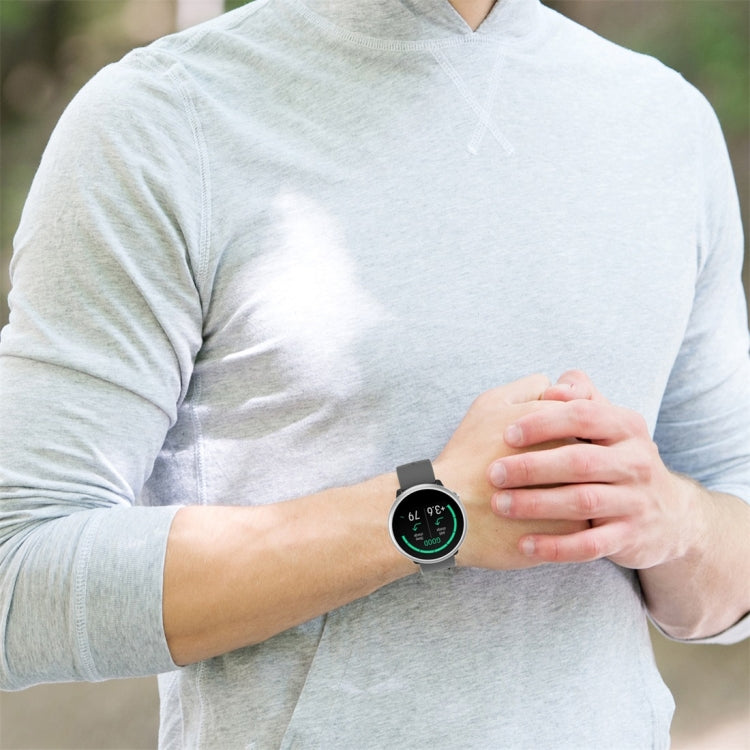For Polar Ignite 20mm Dot Texture Watch Band(Black)
