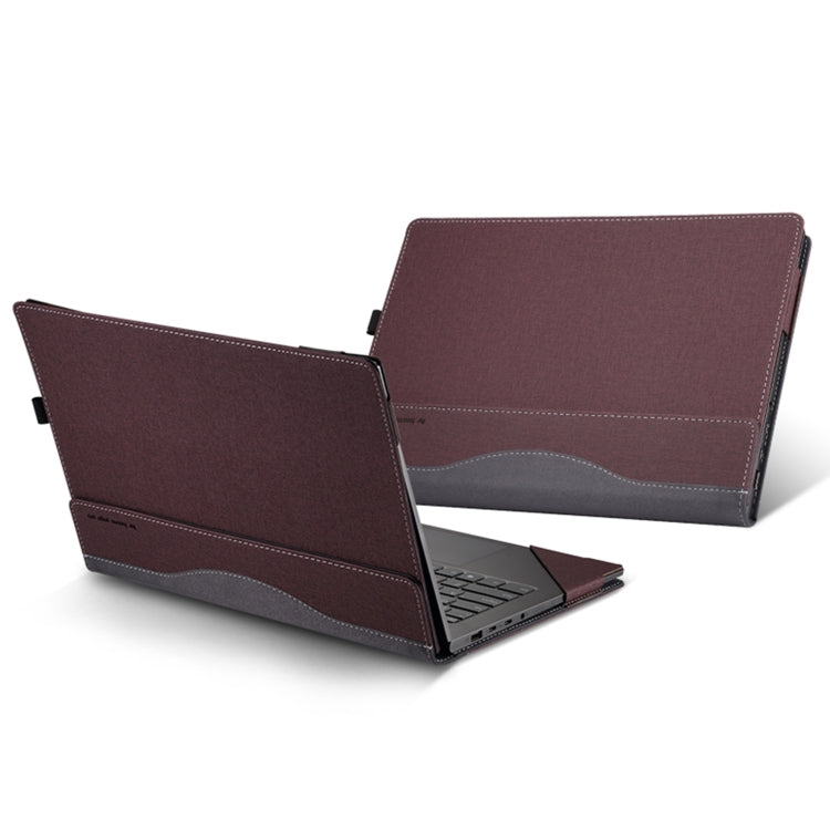 Leather Laptop Shockproof Protective Case, For HP Envy X360 14 inch 14-fa 2024, For HP Envy X360 14 inch 14-fc