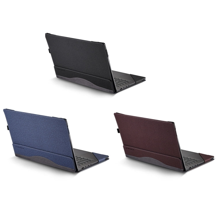 Leather Laptop Shockproof Protective Case, For HP Pavilion Laptop 14-ec / 14z-ec, For HP Pavilion X360 Laptop 14t-ek / 14-ek, For HP Pavilion X360 Convertible 14-dy, For HP Pavilion Plus Laptop 14-eh / 14t-eh, For HP EliteBook 845 / 840 14 inch G11    ...