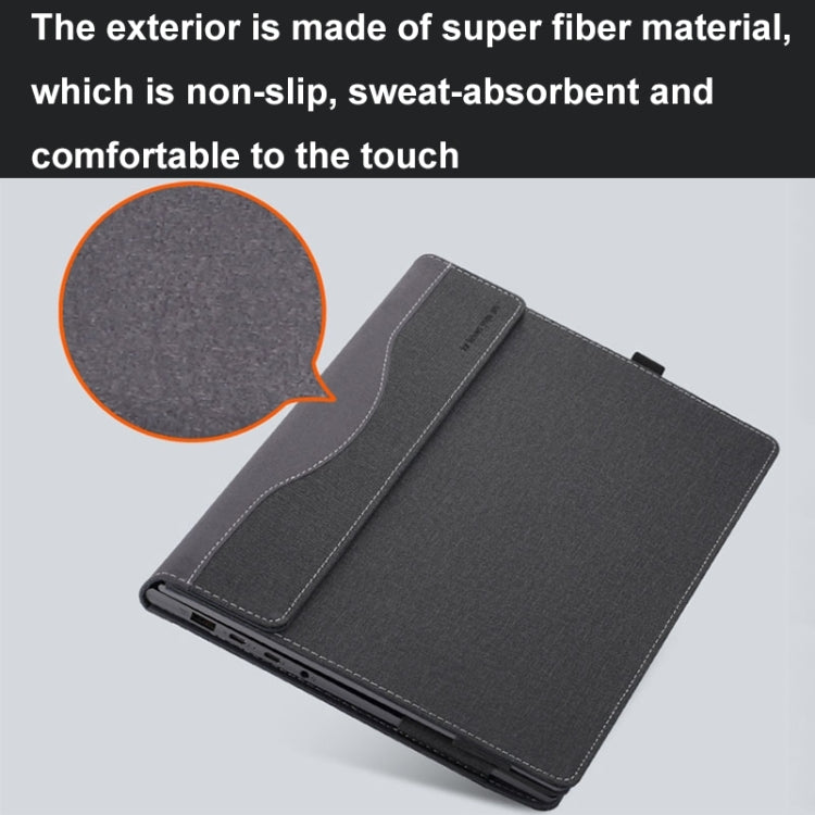 Leather Laptop Shockproof Protective Case, For HP Envy X360 14 inch 14-fa 2024, For HP Envy X360 14 inch 14-fc