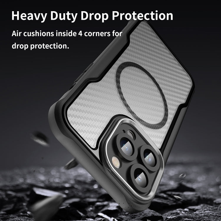 Carbon Fiber Texture MagSafe Translucent Phone Case, For iPhone 13, For iPhone 12, For iPhone 12 Pro Max, For iPhone 12 Pro, For iPhone 11 Pro Max, For iPhone 11