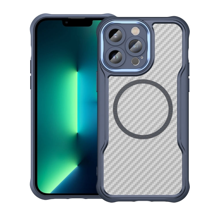 Carbon Fiber Texture MagSafe Translucent Phone Case, For iPhone 15, For iPhone 14 / 13, For iPhone 14 Pro, For iPhone 14 Pro Max, For iPhone 13 Pro Max, For iPhone 13 Pro