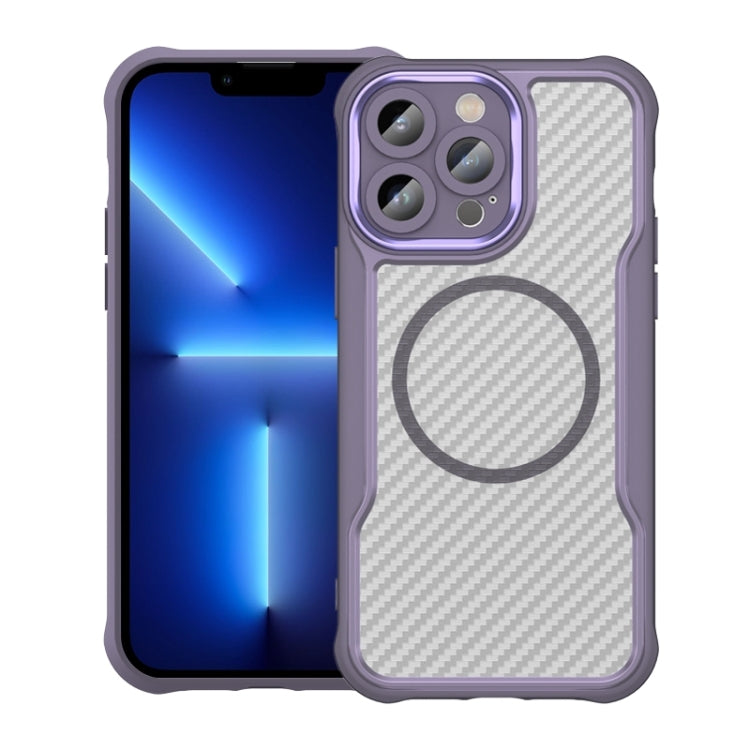 Carbon Fiber Texture MagSafe Translucent Phone Case, For iPhone 13, For iPhone 12, For iPhone 12 Pro Max, For iPhone 12 Pro, For iPhone 11 Pro Max, For iPhone 11