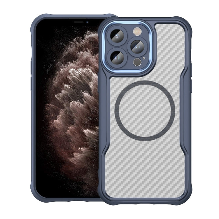 Carbon Fiber Texture MagSafe Translucent Phone Case, For iPhone 13, For iPhone 12, For iPhone 12 Pro Max, For iPhone 12 Pro, For iPhone 11 Pro Max, For iPhone 11