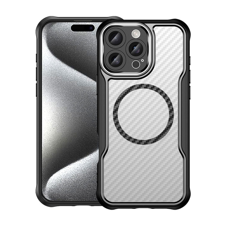 Carbon Fiber Texture MagSafe Translucent Phone Case, For iPhone 17e / 16e, For iPhone 17 Pro Max, For iPhone 17 Pro, For iPhone 17, For  iPhone Air, For iPhone 16 Pro Max