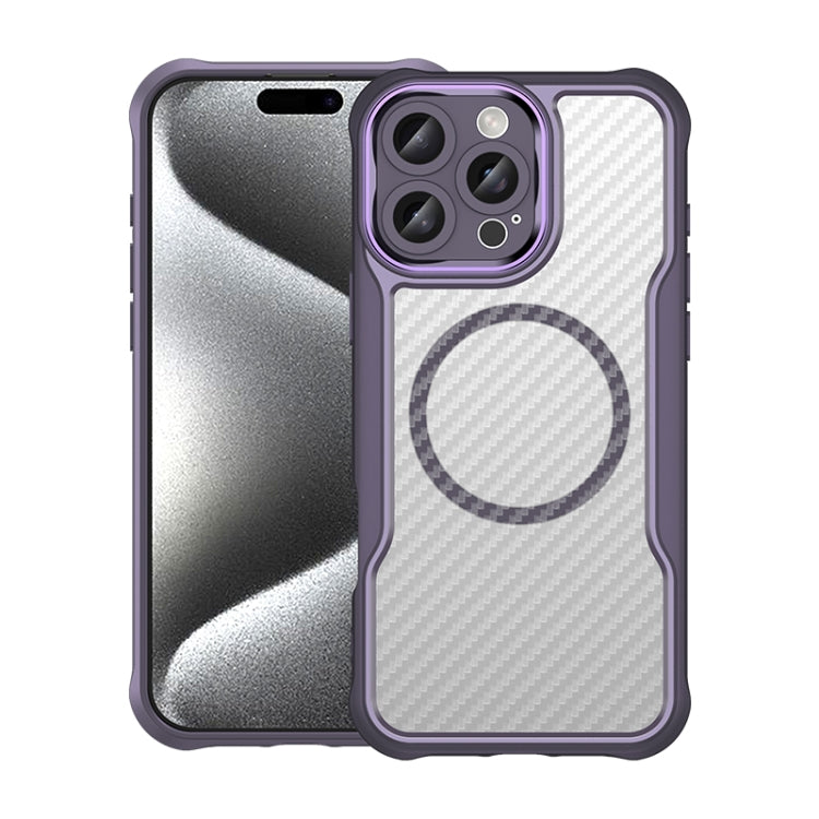 Carbon Fiber Texture MagSafe Translucent Phone Case, For iPhone 17e / 16e, For iPhone 17 Pro Max, For iPhone 17 Pro, For iPhone 17, For  iPhone Air, For iPhone 16 Pro Max