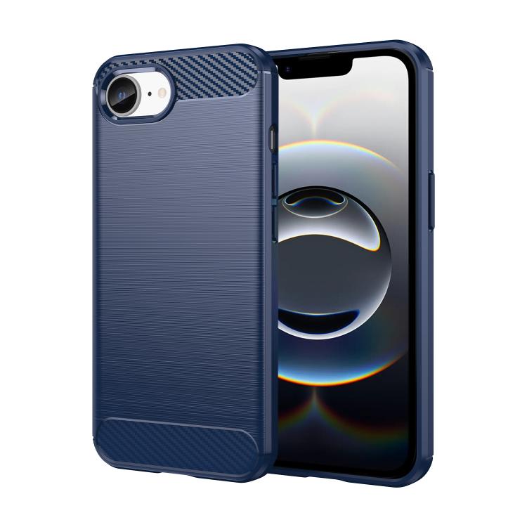 Brushed Texture Carbon Fiber TPU Phone Case, For iPhone 18 Pro / 17 Pro, For iPhone 18 Pro Max / 17 Pro Max, For iPhone 17e / 16e, For iPhone 17, For iPhone Air, For iPhone 16 Pro Max, For iPhone 16 Pro, For iPhone 16 Plus
