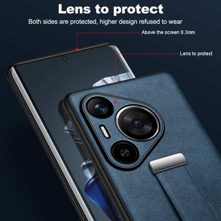 For Huawei nova 13 Pro SULADA PC Hybrid Leather Texture Skin Feel Shockproof Phone Case(Orange)
