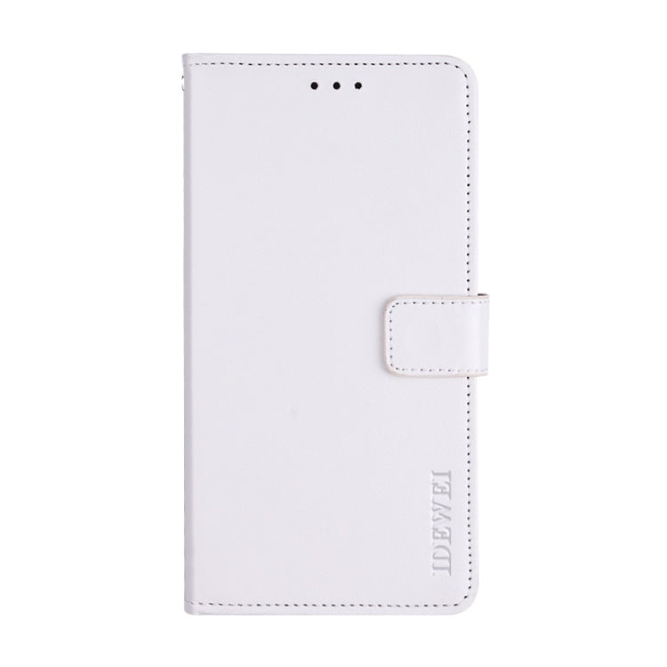 For Samsung Galaxy M01 Core idewei Crazy Horse Texture Horizontal Flip Leather Case with Holder & Card Slots & Wallet(White)