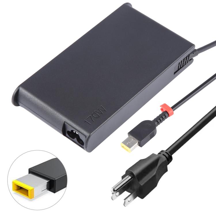 170W 20V 8.5A Lenovo Laptop Power Adapter – Big Square USB, EU/US/UK/AU