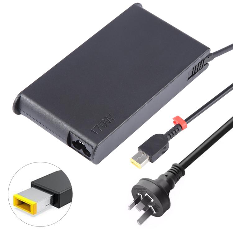 170W 20V 8.5A Lenovo Laptop Power Adapter – Big Square USB, EU/US/UK/AU